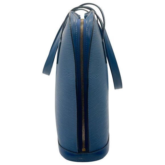 Louis Vuitton Blue Epi Lussac Shoulder Bag - Picture 2 of 11